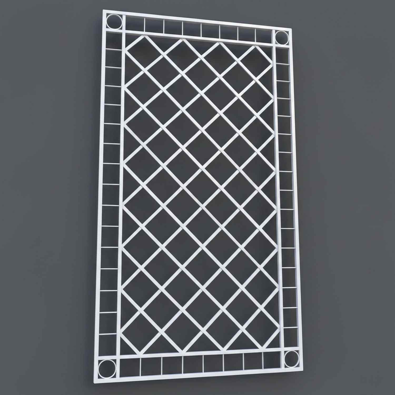 Rankgitter Rankhilfe Wandgitter Meran 100 180 Feuerverzinkt colour grau RAL 7016 DUPLEX HQ