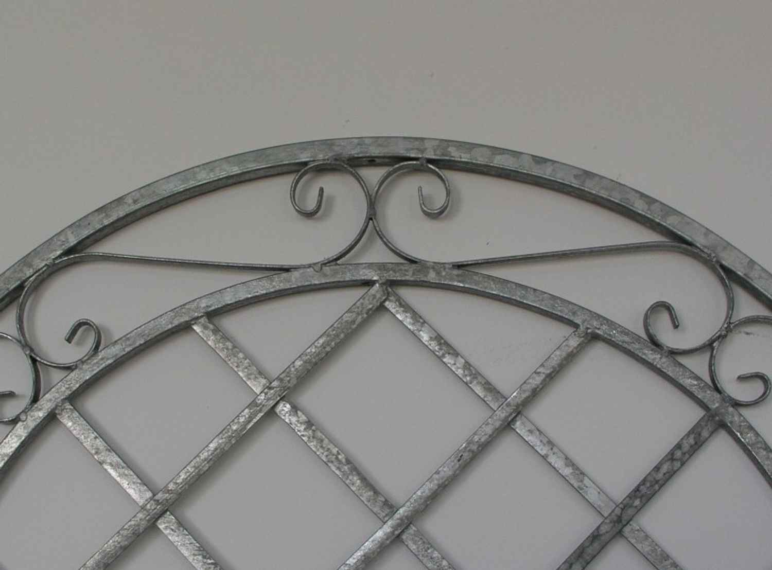 Rankgitter Spalier Rankhilfe Wandgitter Provence Feuer verzinkt Weiss 9010