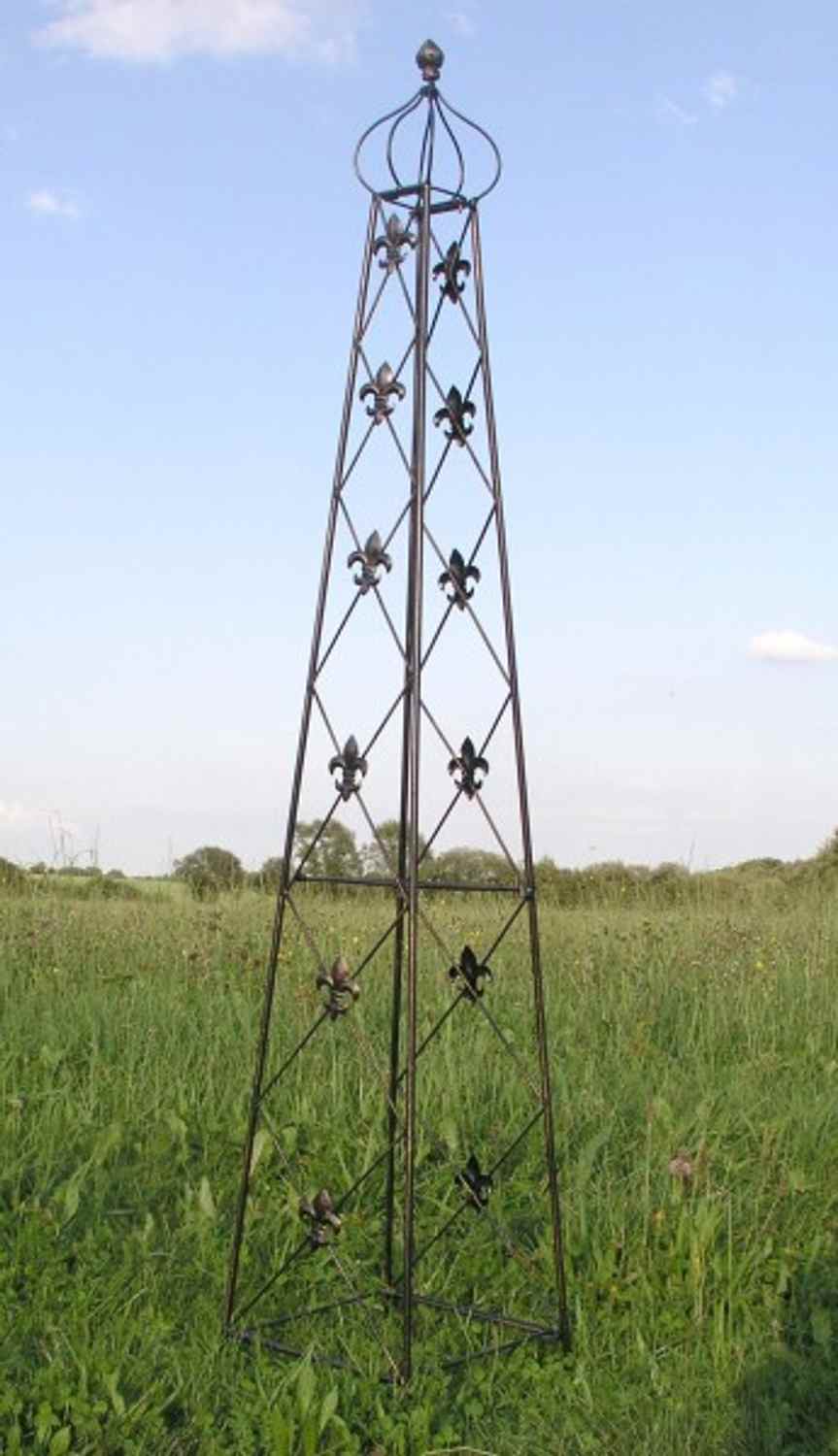 Rankstab Rankhilfe Rank Pfosten Obelisk Cornwall Schwarz Rankstab Rankhilfe Rank Pfosten Obelisk Cornwall Schwarz