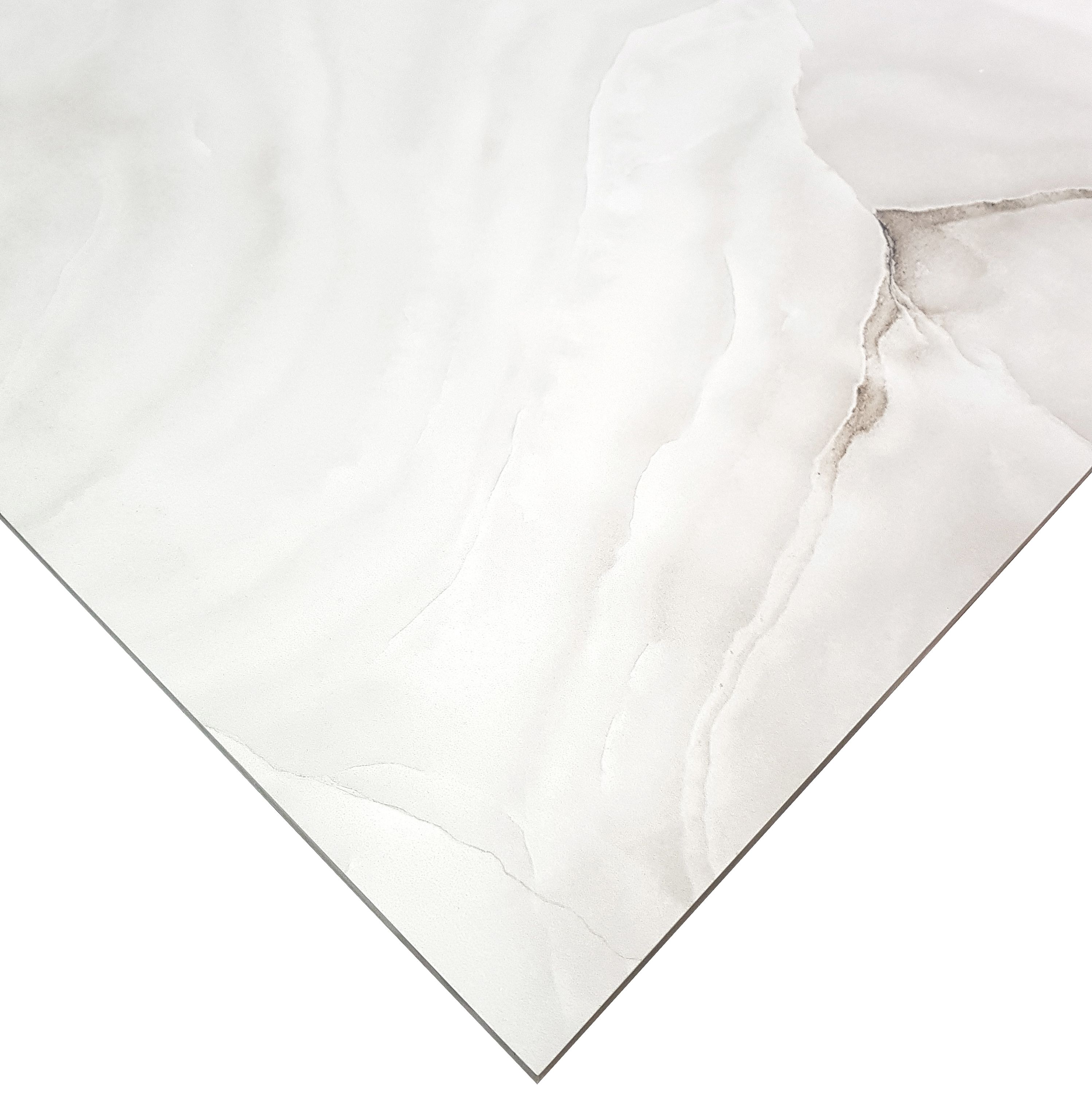 Bodenfliese Nice Pearl Weiß Grau Poliert Glänzend 80x80 cm Bodenfliese Nice Pearl Weiß Grau Poliert Glänzend 80x80 cm
