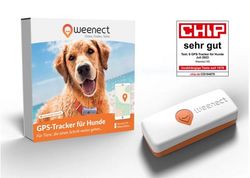 Weenect XS GPS-Tracker für Hunde WHITE EDITION