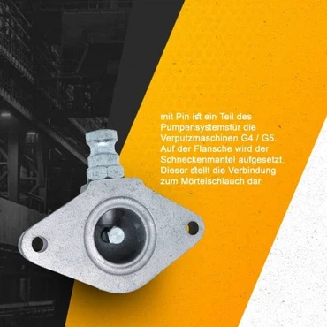 Druckflansch mit Pin & Kupplung NW25 1229