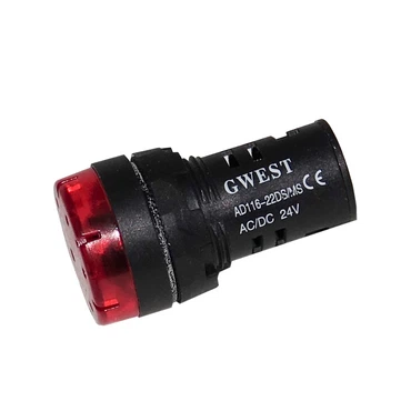Led Signalleuchte Rot 24 V/DC/AC Buzzer 22mm 1512