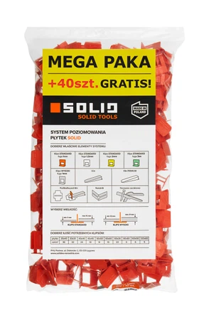 1 Beutel (400 Stück) Zuglaschen SOLID für Fliesen Nivelliersystem