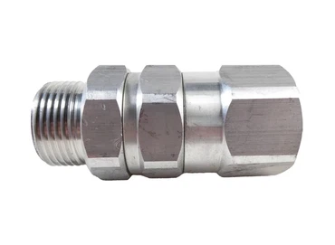 Adapterkupplung als Drehgelenk für Feinputzgeräte