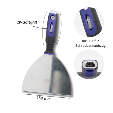 Flächenspachtel -profi- 1.2 mm - 150 mm