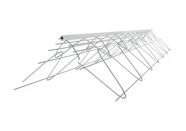 Drahtrichtwinkel 1317 62 x 62 mm / APBK
mit PVC-Kante, für Rundbögen