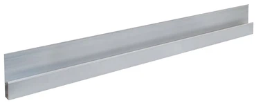 Alu h-Kartätsche mit Verstärkungswulst Aluminium 1,6 mm