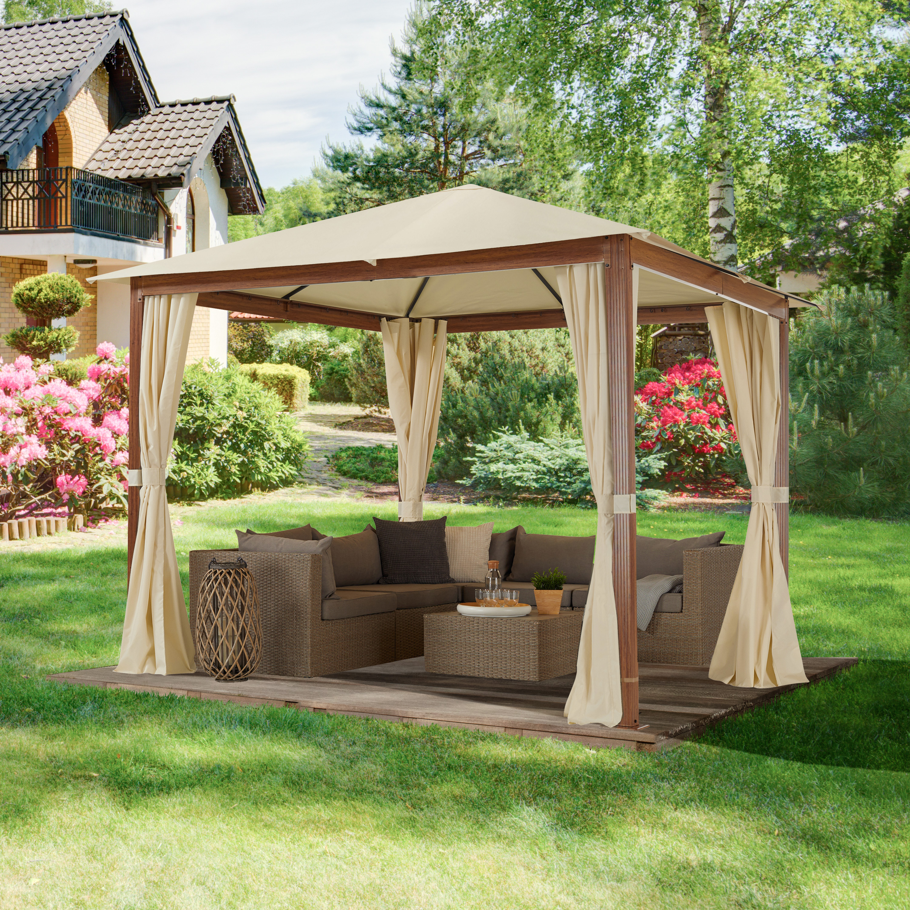 Gazebo 3x3 Green Chalet Brunner