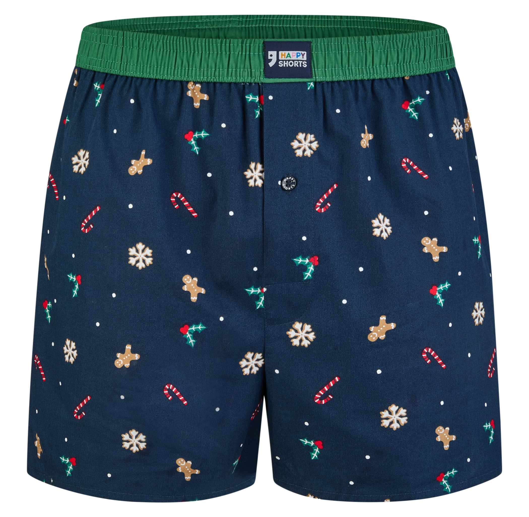 Happy Shorts Herren Boxer Boxershorts Weihnachtsmotive "NEW FIT" - Picture 2 of 2