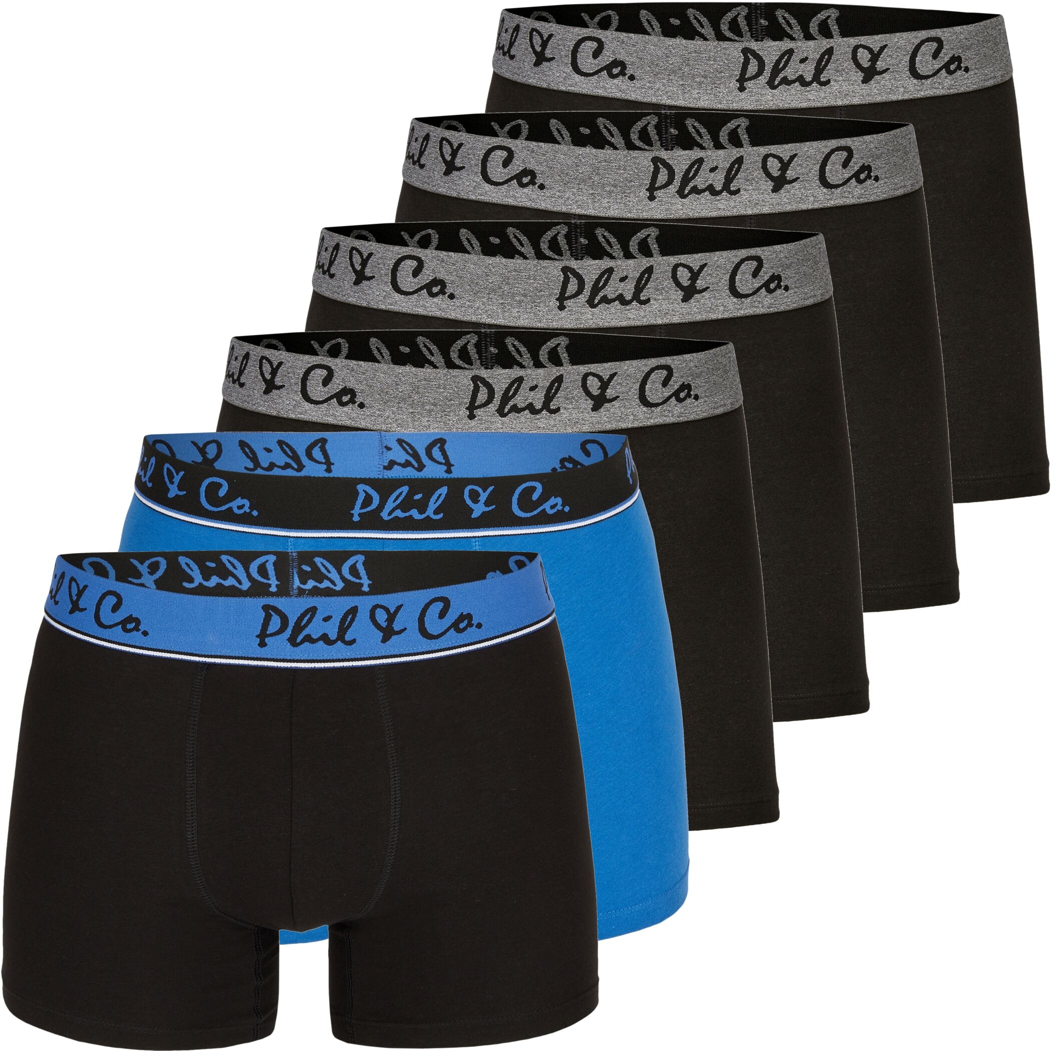 6er Pack Phil & Co Berlin Jersey Boxershorts Trunk Short Pant FARBWAHL - Bild 12 von 29