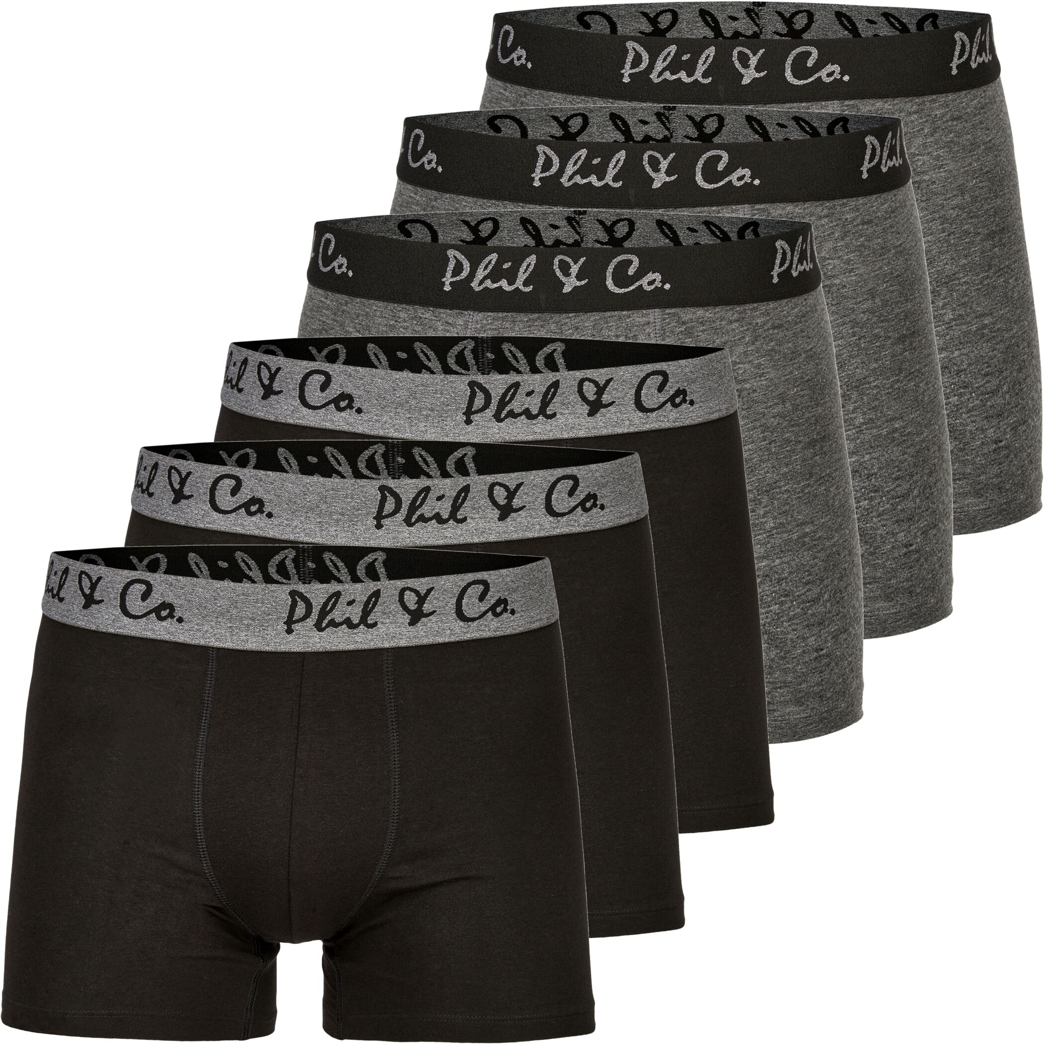 6er Pack Phil & Co Berlin Jersey Boxershorts Trunk Short Pant FARBWAHL - Bild 22 von 29