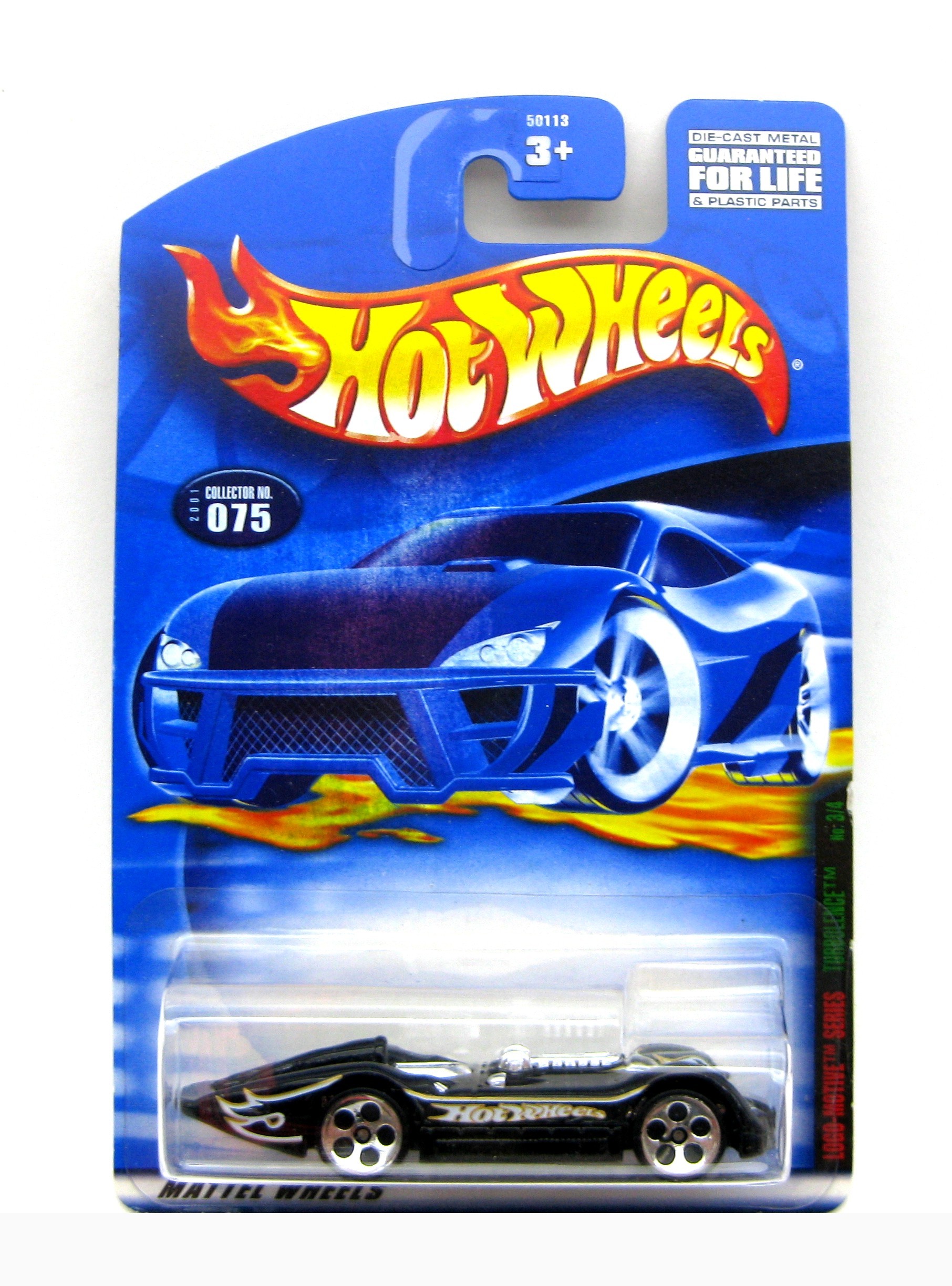 Details about   2001 Hot Wheels #75 Logo-Motive Series 3/4 TURBOLENCE Black Gold-Engine w5Dot Sp 