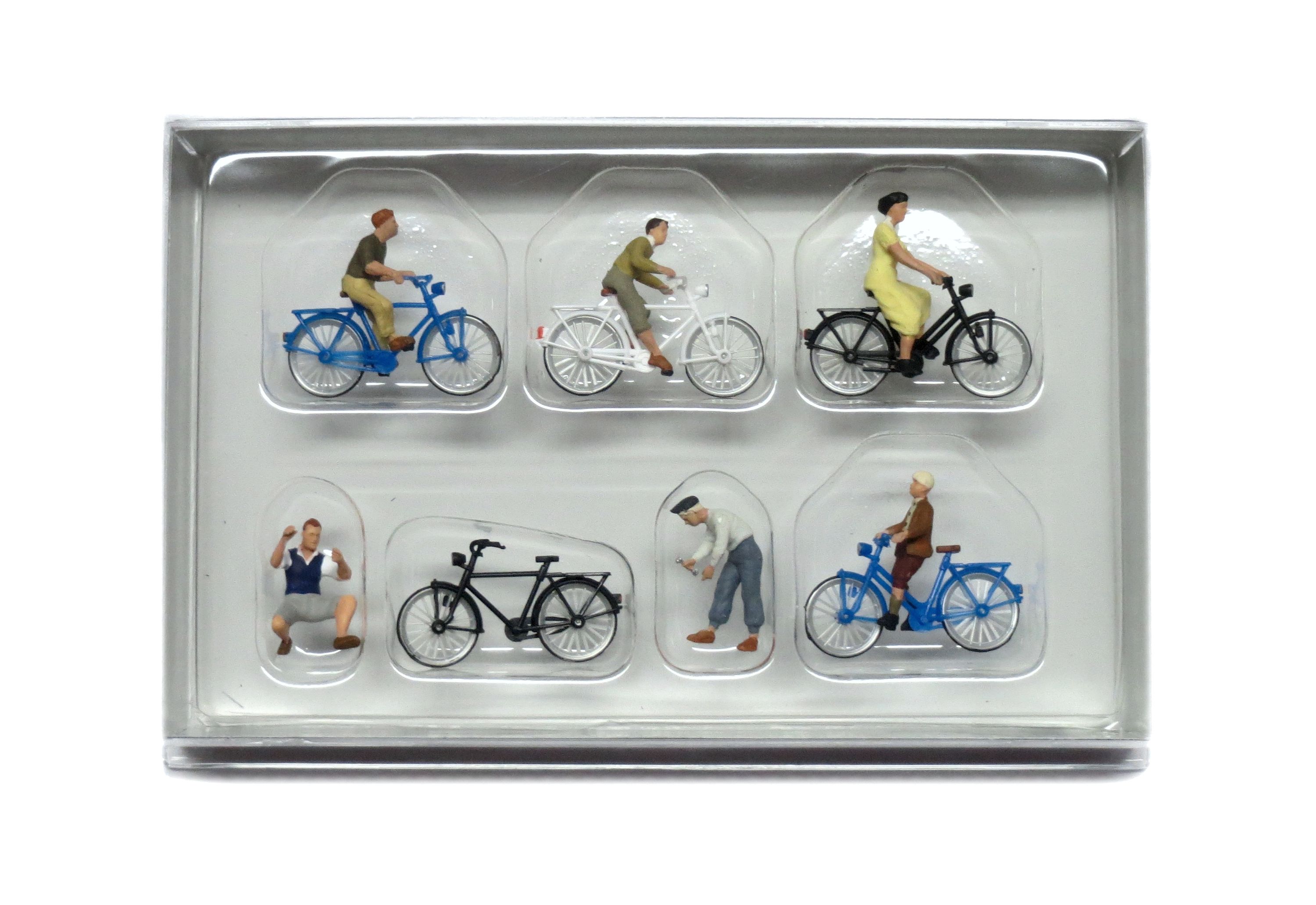 spielzeug fahrrad modell Preiser 10716 Jugendliche mit dem Fahrrad Spur H0 1:87 | Modelle Alles Gute