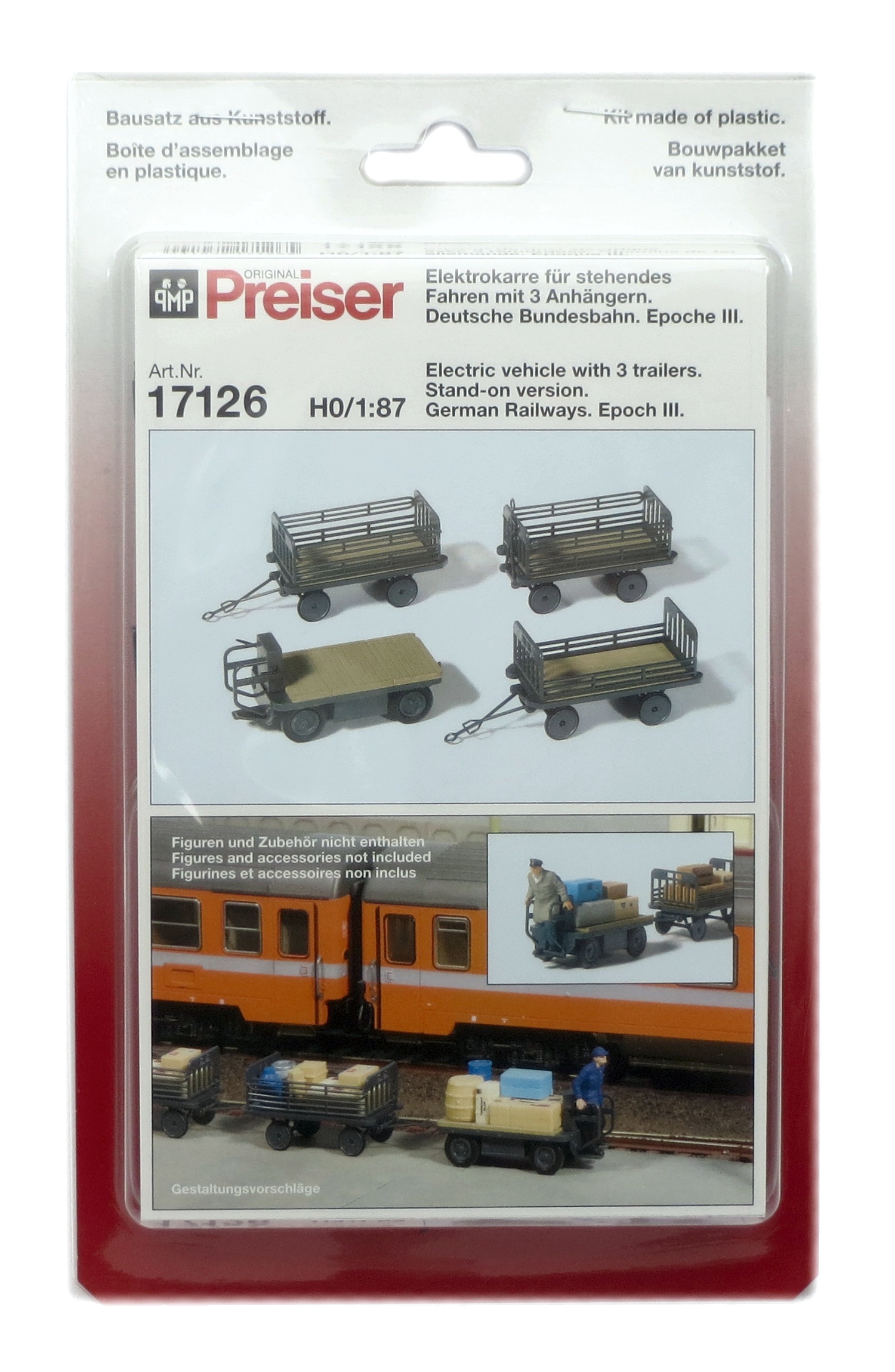 Preiser 17126 h0 elektrokarre Preiser 17126 h0 elektrokarre