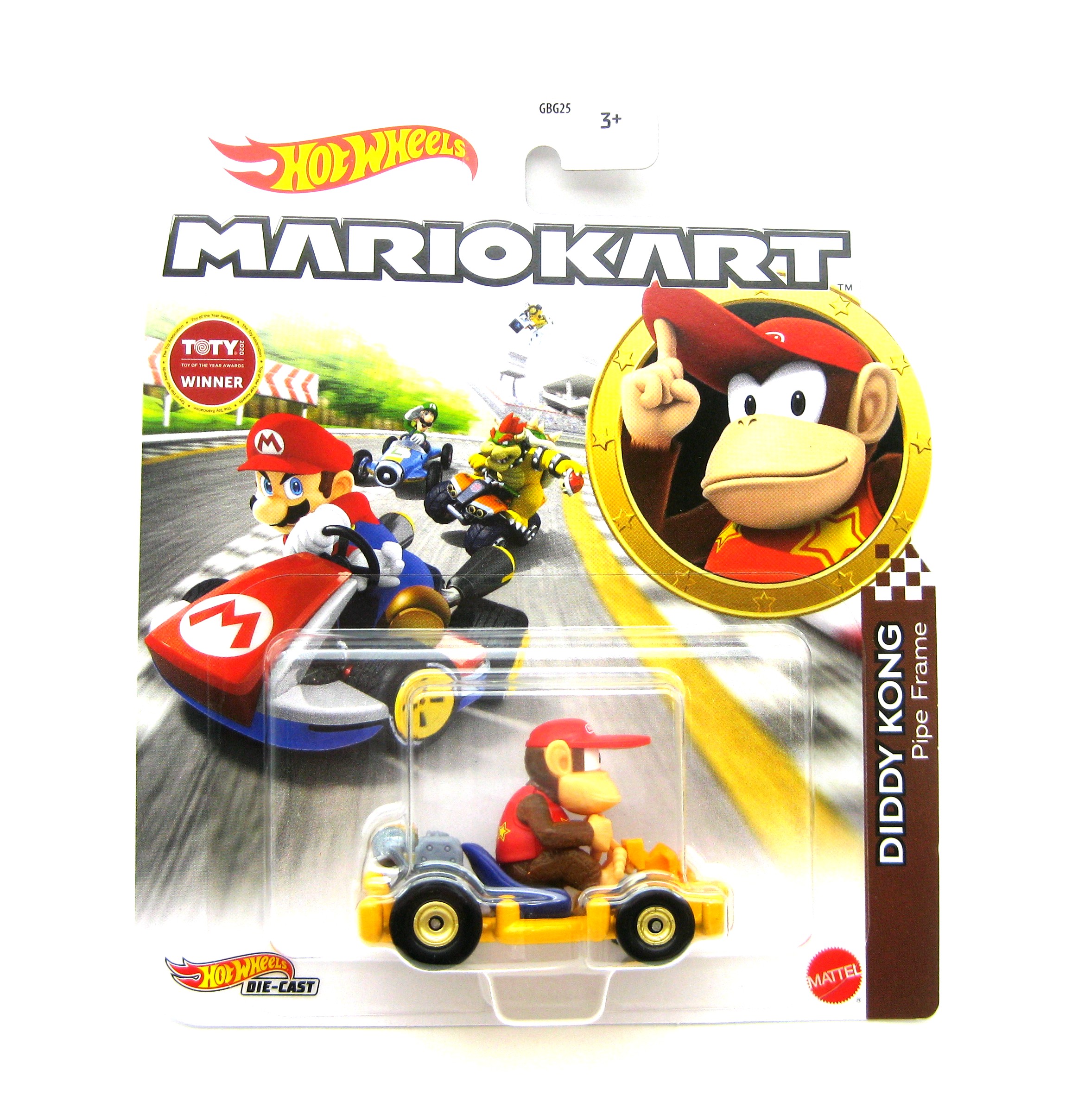 Hot Wheels Mario Kart Diddy Kong Pipe Frame orange 164 Modelle Alles