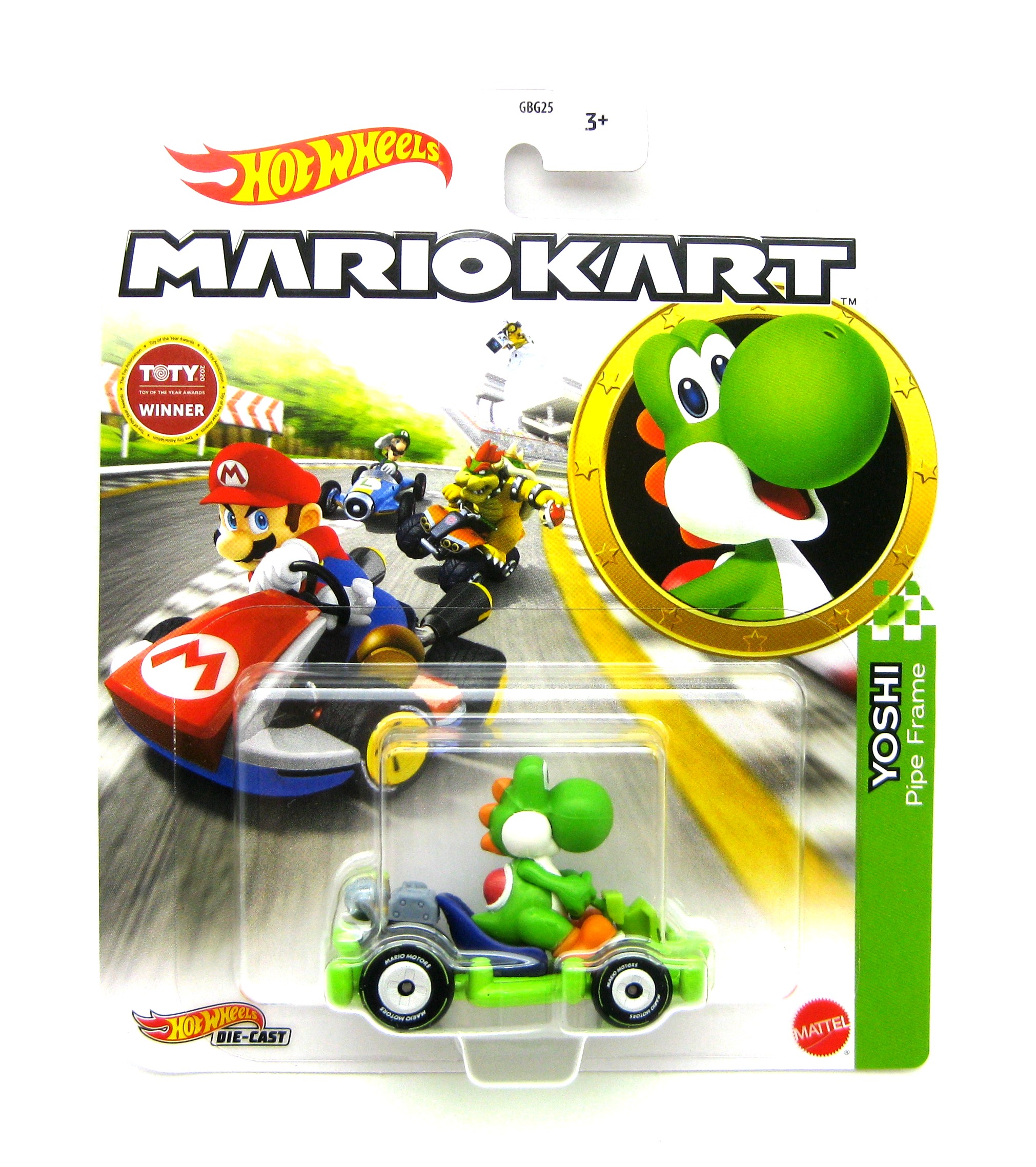 Hot Wheels Mario Kart Yoshi Pipe Frame grün 164 Modelle Alles Gute
