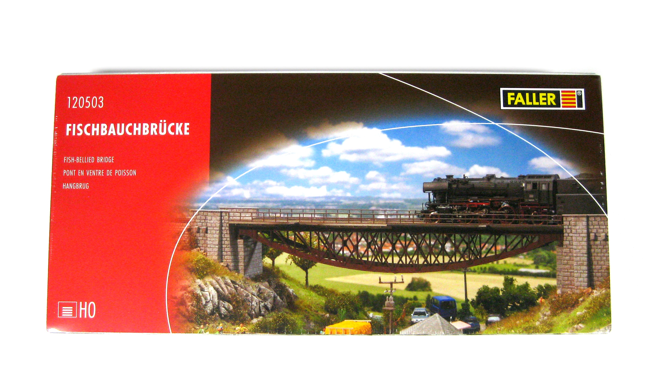 Faller 120503 HO Kit Pont à Ventre De Poisson - Échelle 1/87 - Modélisme Ferroviaire