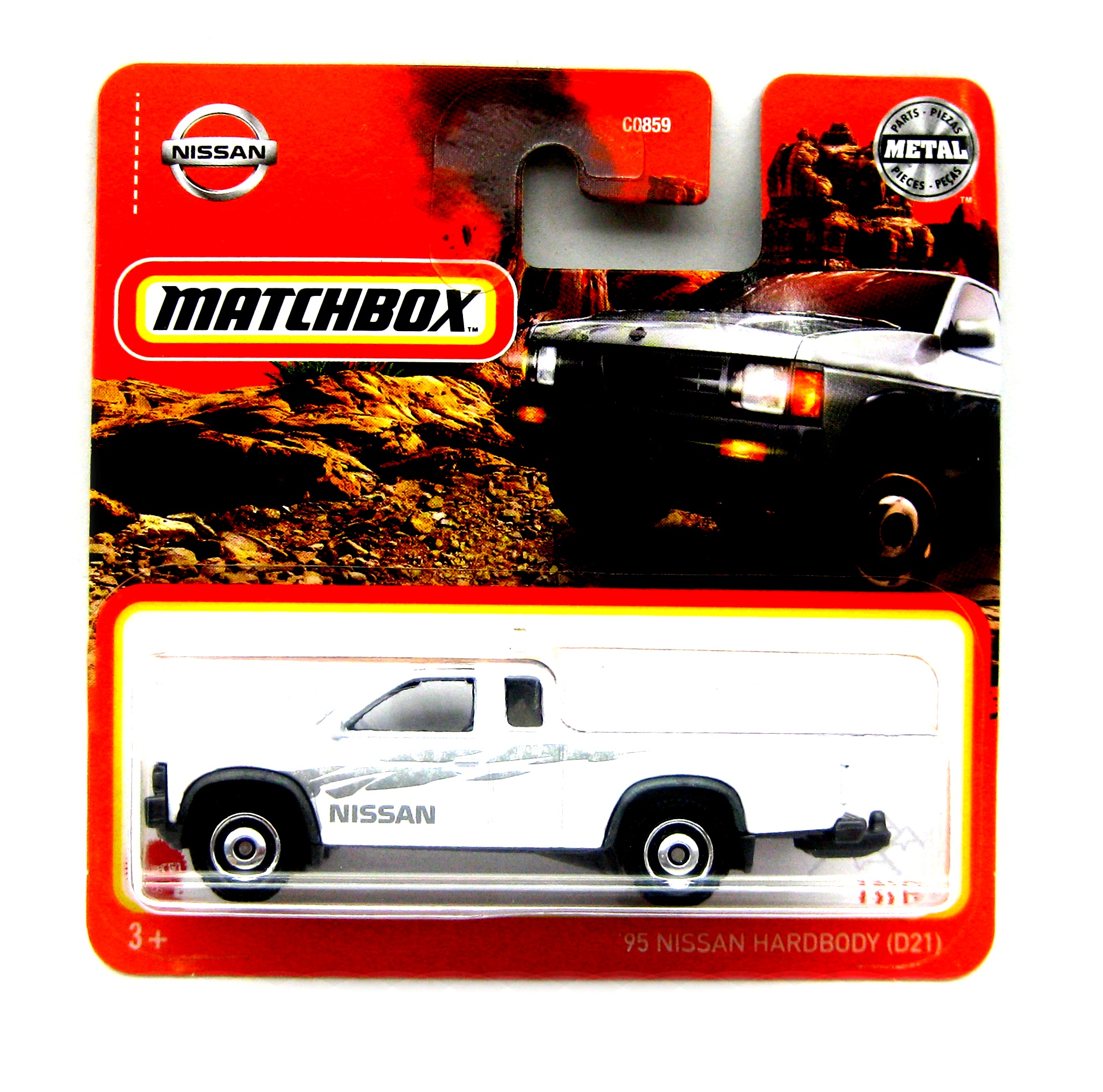 Matchbox Nissan Hardbody (D21) 1995 weiß 164 Modelle Alles Gute