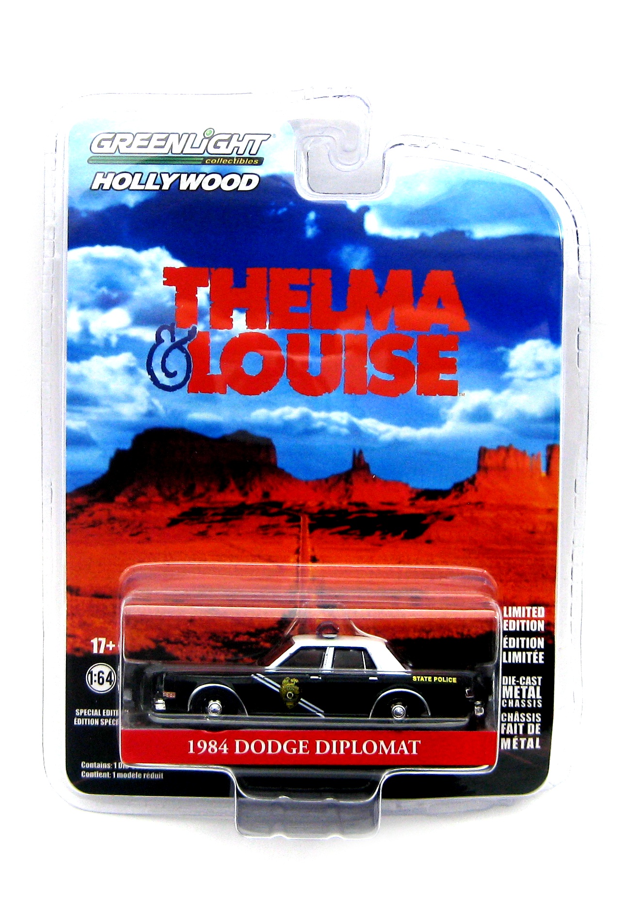 Greenlight Dodge Diplomat Thelma Louise 1984 Schwarz Wei 1 64 