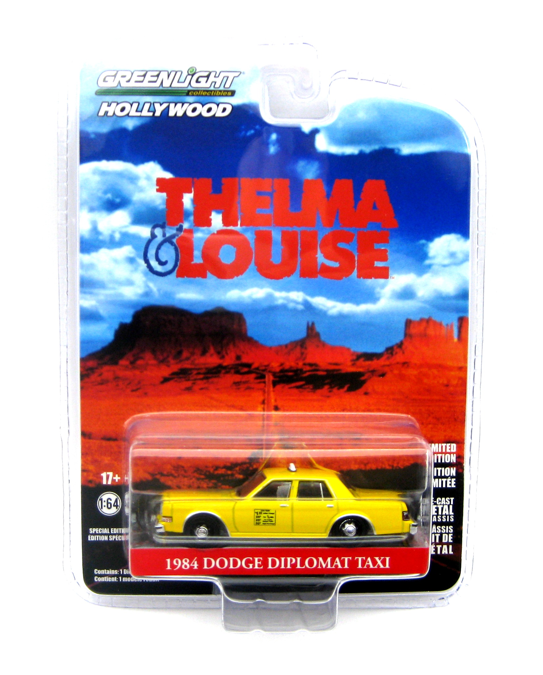 Greenlight Dodge Diplomat Taxi Thelma Louise 1984 Gelb 1 64 Modelle 