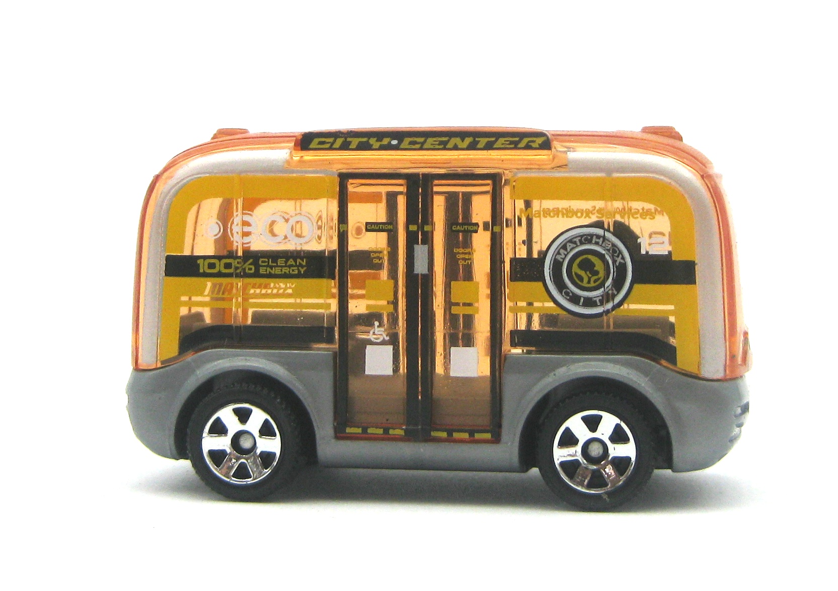 Matchbox MBX Self-Driving Bus 37/100 gelb 1:64 | Modelle Alles Gute