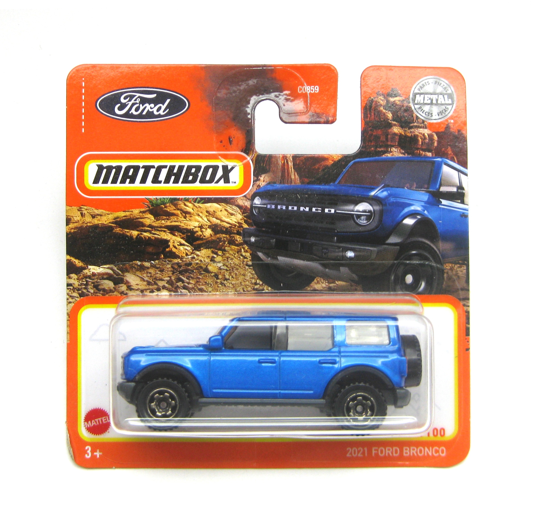 Matchbox Ford Bronco 34/100 2021 blau 164 Modelle Alles Gute