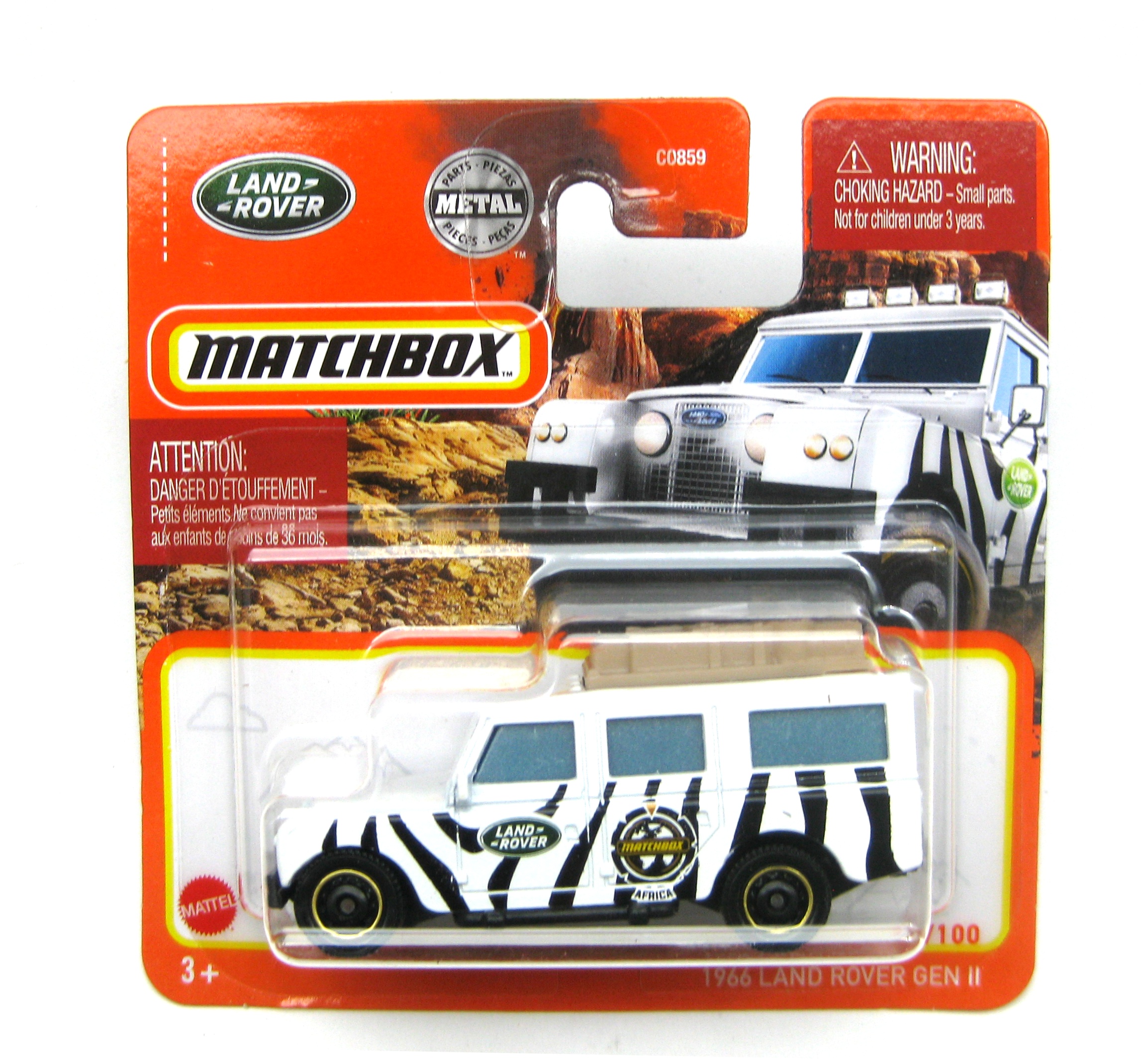 Matchbox Land Rover Gen II 45/100 1966 weiß schwarz 1:64 | Modelle ...