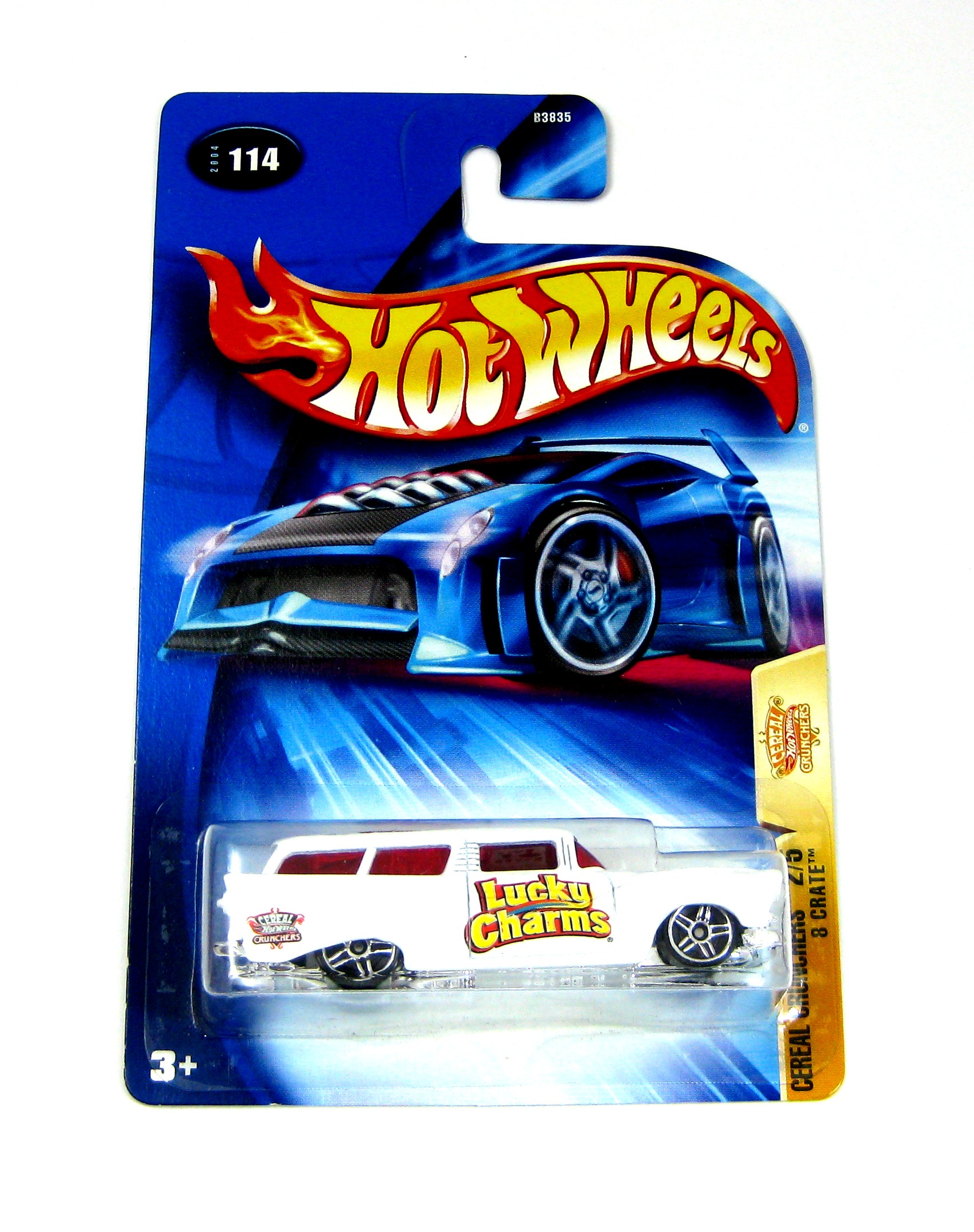 Hot Wheels Cereal Crunchers 8 Crate 114 WHITE Lucky Charms 164