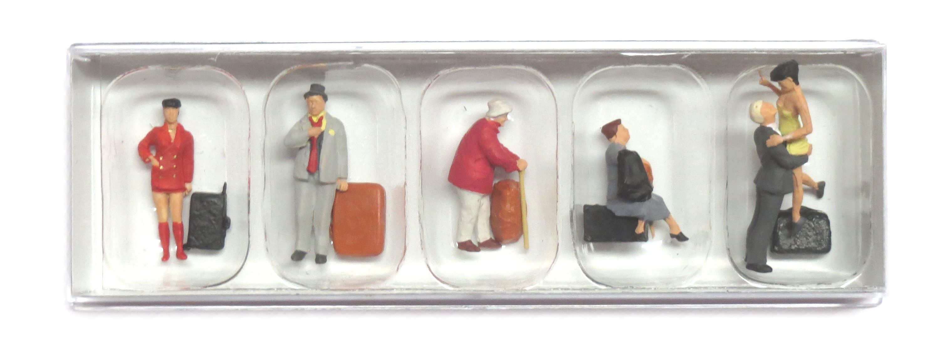 Preiser 1:87 H0 Modelleisenbahn Figuren - Familie In Den Bergen Für Modellbau