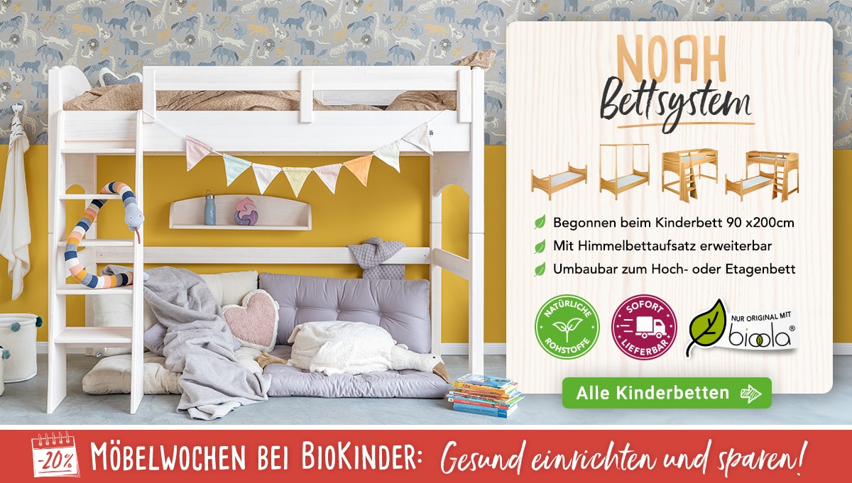 Teaser Noah Bettsystem / Alle Kinderbetten entdecken!