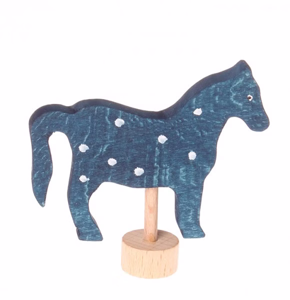 Stecker Pferd blau, Grimm´s Stecker Pferd blau, Grimm´s sb