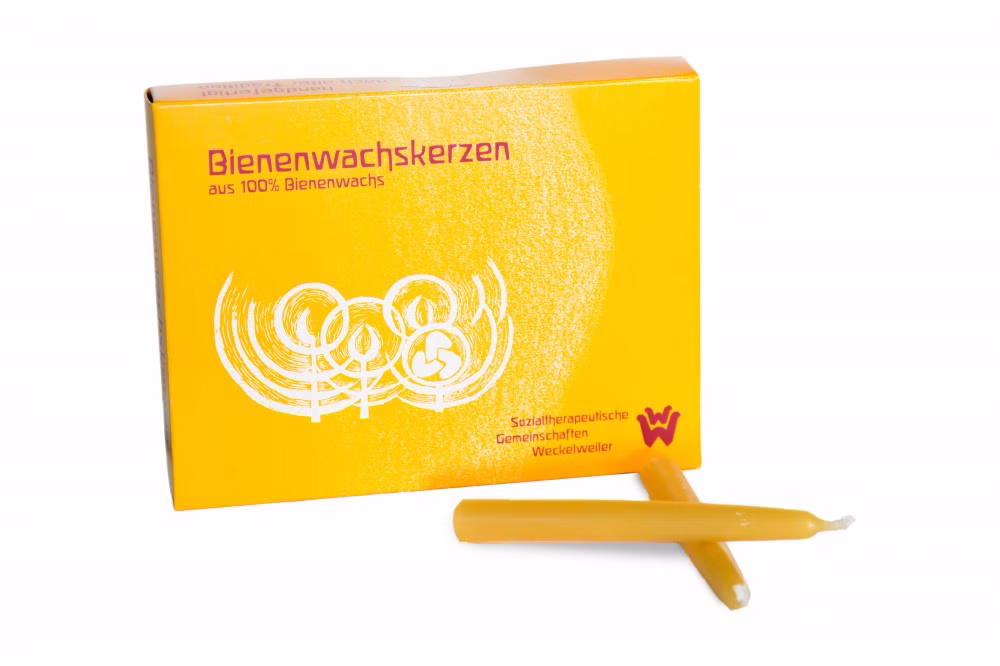 Geburtstagskerzen, Baumkerzen aus Bienenwachs natur, 24 Stück Geburtstagskerzen, Baumkerzen aus Bienenwachs natur, 24 Stück