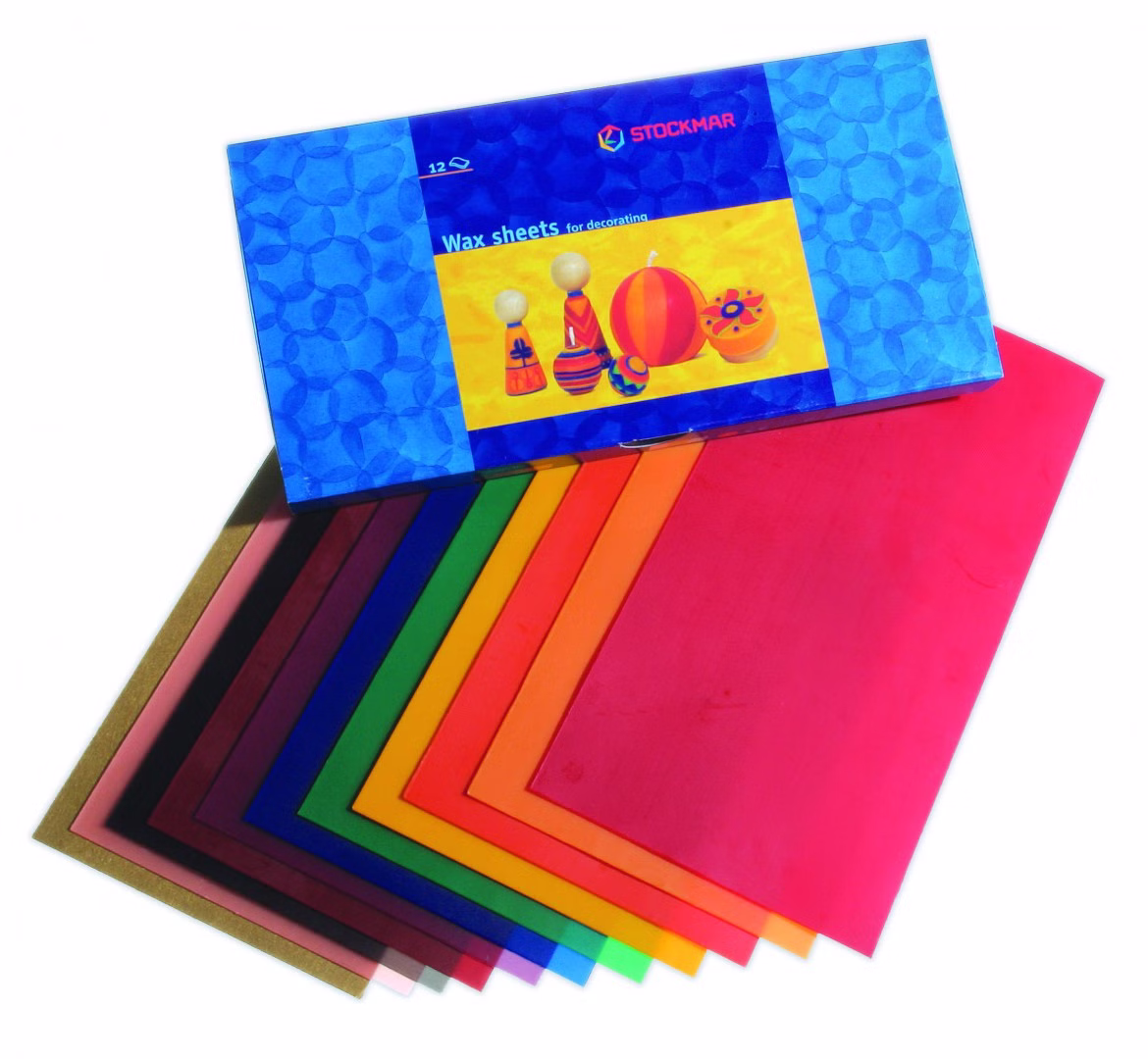 Wachsfolien 20x10 cm in 12 Farben, Stockmar Wachsfolien 20x10 cm in 12 Farben, Stockmar