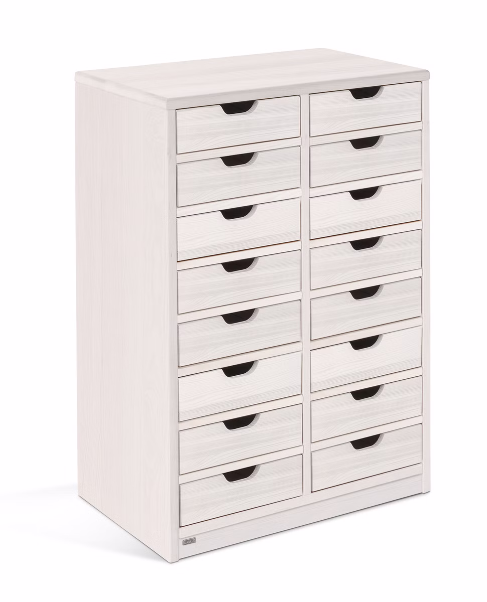 Robin Regal schmal Set 7, mit Schubladen Robin Regal schmal Set 7, mit Schubladen