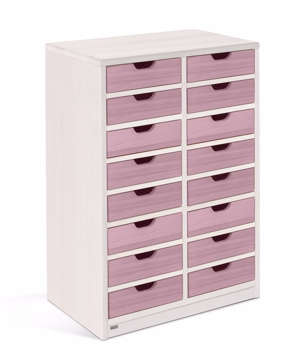 Robin Regal schmal Set 7, mit Schubladen Robin Regal schmal Set 7, mit Schubladen