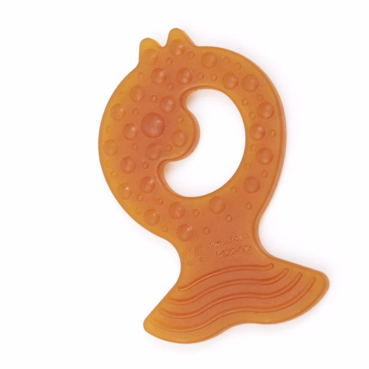 Beißring Fisch aus Naturkautschuk, Grünspecht Beißring Fisch aus Naturkautschuk, Grünspecht