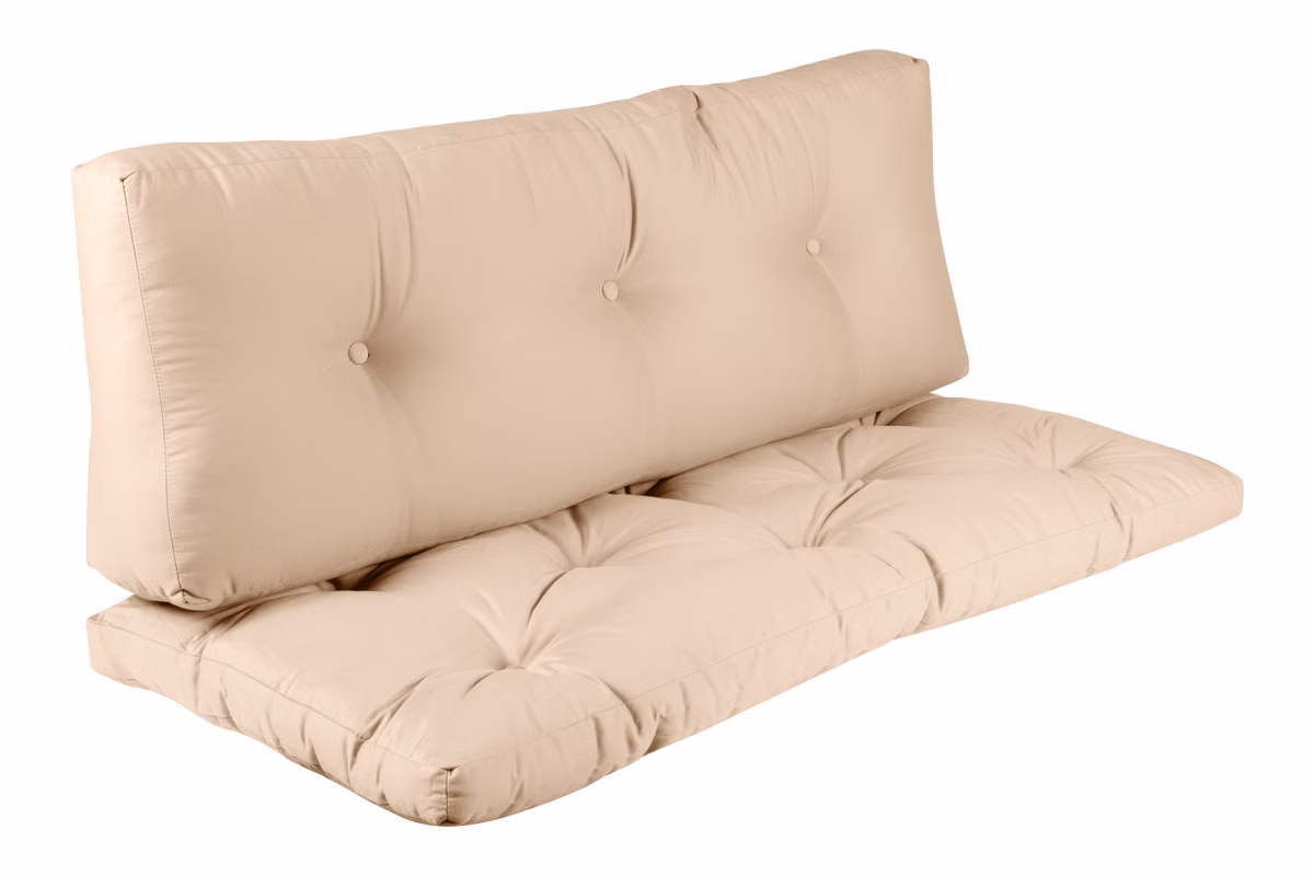 Set Sitzkissen mit Rückenlehne 120x55 cm Set Sitzkissen mit Rückenlehne 120x55 cm