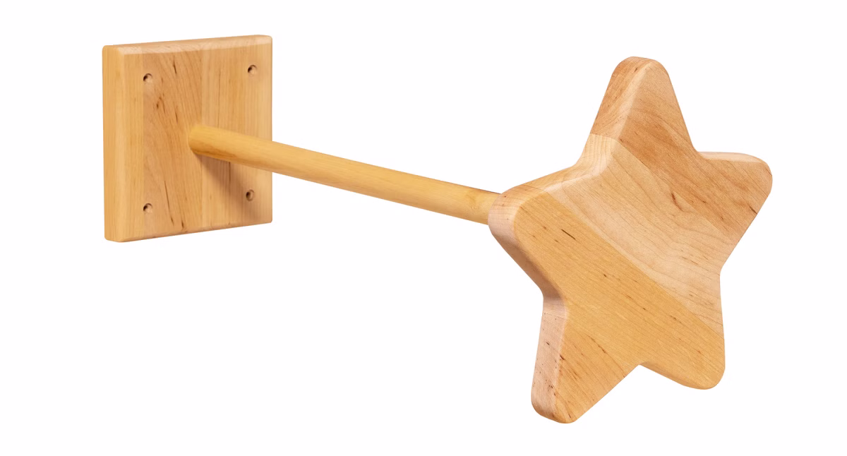 Betthimmel-Halter Stern aus Massivholz 44 cm Betthimmel-Halter Stern aus Massivholz 44 cm
