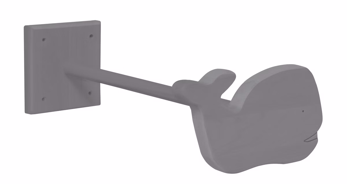 Betthimmel-Halter Wal aus Massivholz 44 cm Betthimmel-Halter Wal aus Massivholz 44 cm