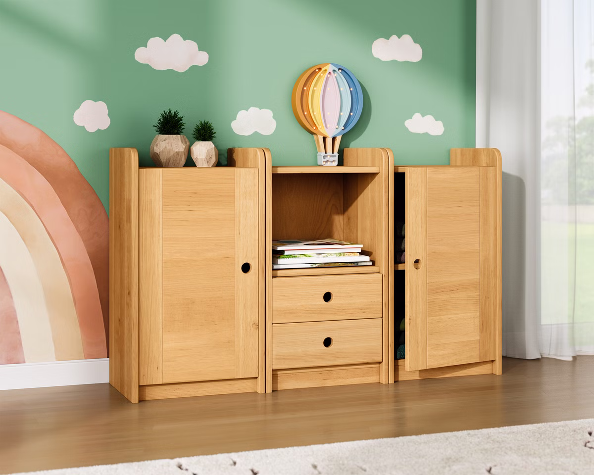 Set Lara Regalkombination 3-teilig mit 2 Türen 80 cm Set Lara Regalkombination 3-teilig mit 2 Türen 80 cm sb