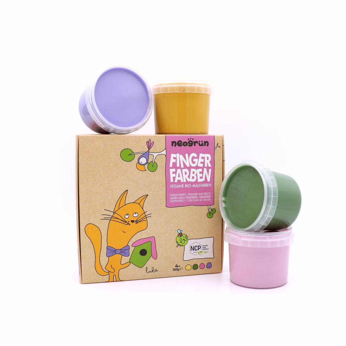 Fingerfarben 4er Set "Luka" Fingerfarben 4er Set "Luka"