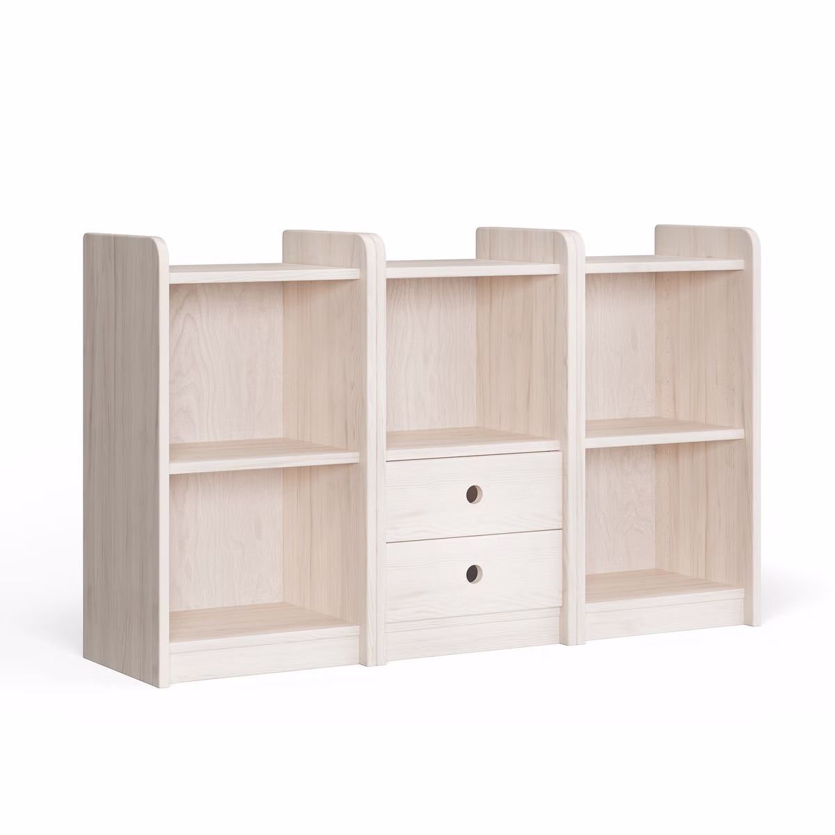 Set Lara Regalwand schmal 80 cm mit Schubladenelement Set Lara Regalwand schmal 80 cm mit Schubladenelement sb