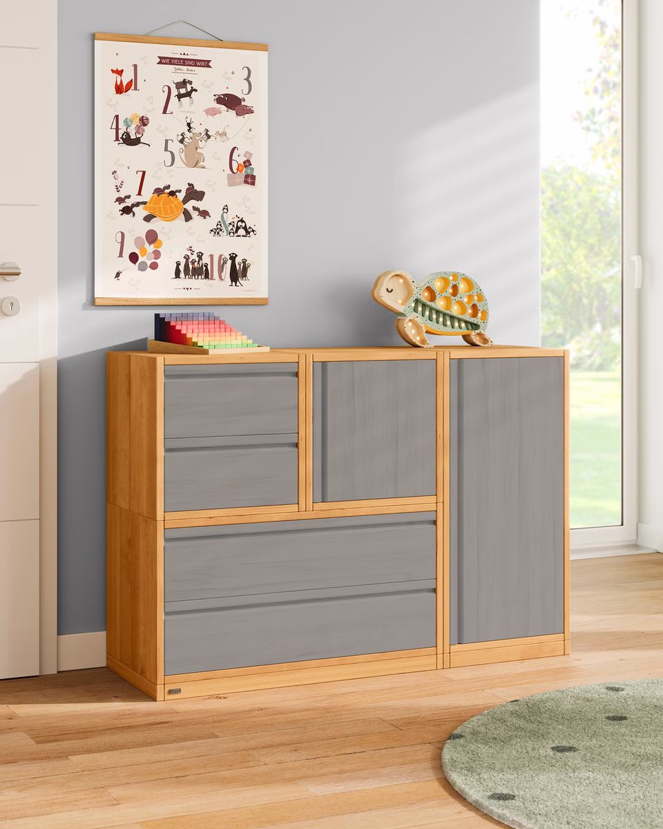 Laura Sideboard mit Schubladen und Türen Laura Sideboard mit Schubladen und Türen