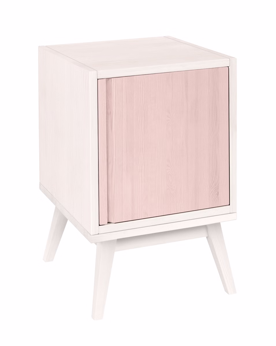 Laura Retro Nachttisch mit Tür, Höhe 62 cm Laura Retro Nachttisch mit Tür, Höhe 62 cm