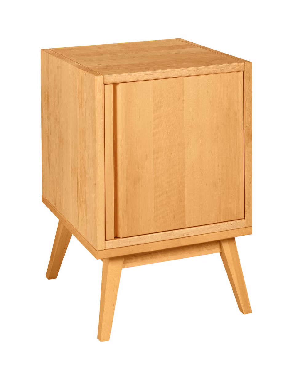 Laura Retro Nachttisch mit Tür, Höhe 62 cm Laura Retro Nachttisch mit Tür, Höhe 62 cm fssc11 darken