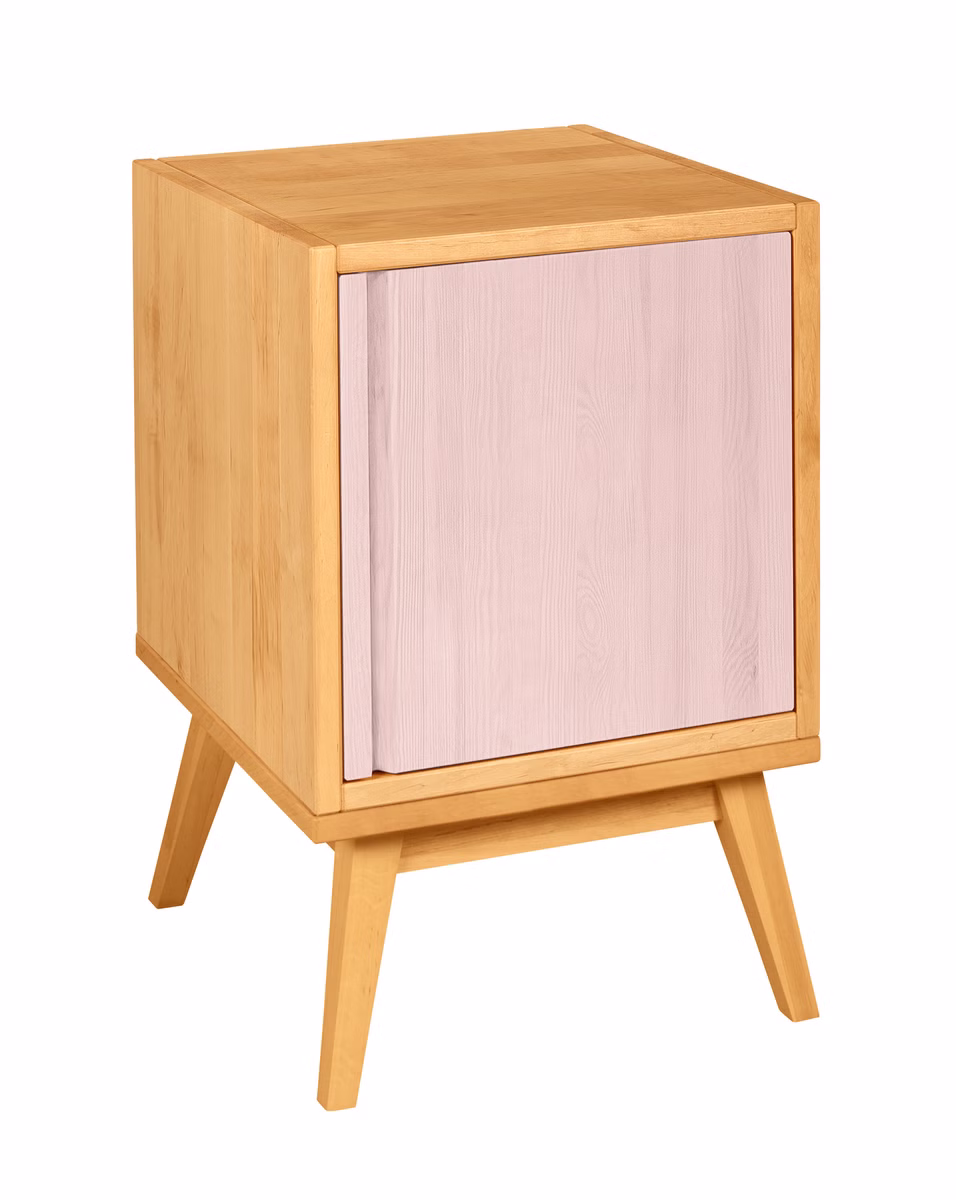 Laura Retro Nachttisch mit Tür, Höhe 62 cm Laura Retro Nachttisch mit Tür, Höhe 62 cm