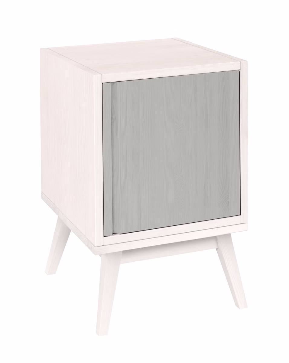 Laura Retro Nachttisch mit Tür, Höhe 62 cm Laura Retro Nachttisch mit Tür, Höhe 62 cm