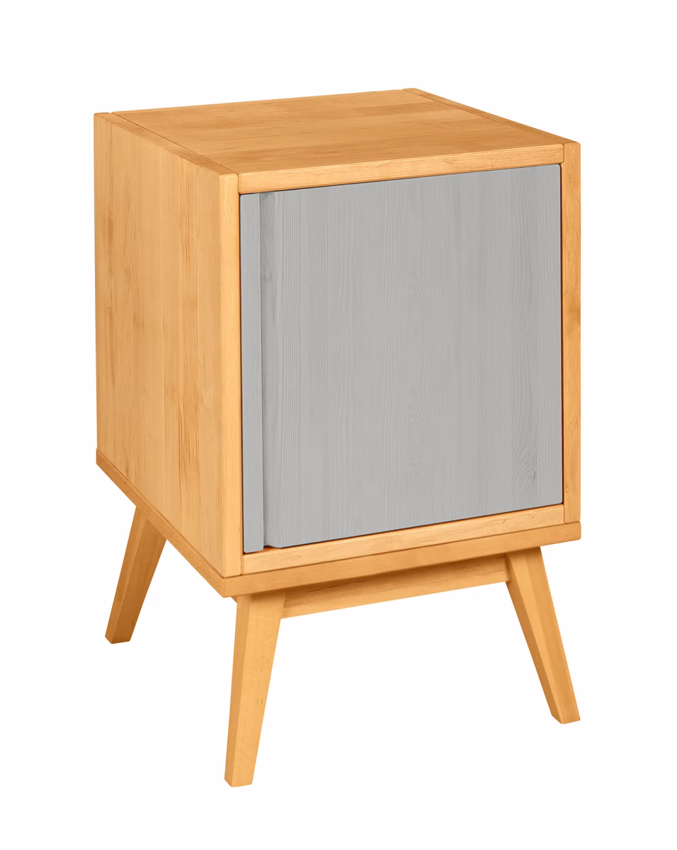 Laura Retro Nachttisch mit Tür, Höhe 62 cm Laura Retro Nachttisch mit Tür, Höhe 62 cm