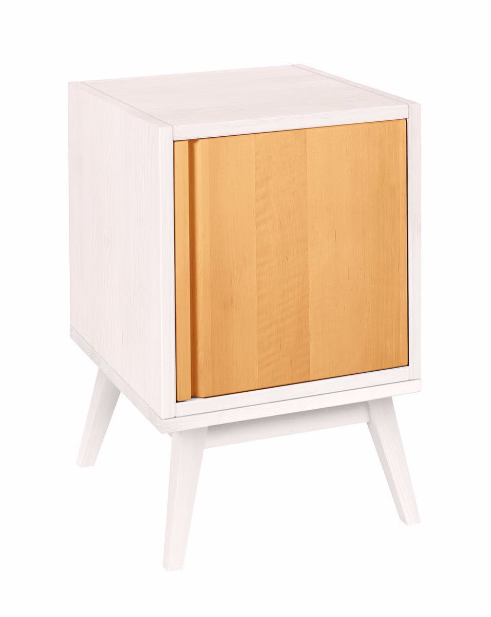 Laura Retro Nachttisch mit Tür, Höhe 62 cm Laura Retro Nachttisch mit Tür, Höhe 62 cm fs sc11 darken